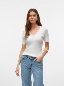 Vero Moda AWVILJA T-Shirt -Snow White - 10307870
