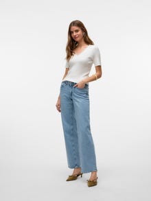 Vero Moda AWVILJA T-Shirt -Snow White - 10307870