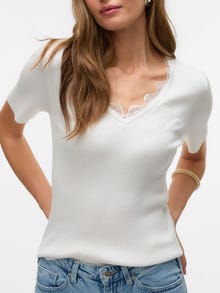 Vero Moda AWVILJA T-Shirt -Snow White - 10307870