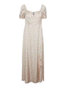 Vero Moda SOMETHINGNEW Styled by; Claudia Bhimra  Długa sukienka -White Swan - 10307898