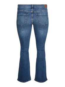 Vero Moda VMSIGI Låg midja Utsvängd passform Jeans -Medium Blue Denim - 10307913