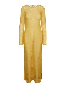 Vero Moda SOMETHINGNEW Styled by; Claudia Bhimra  Lang kjole -Spicy Mustard - 10307949