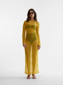 Vero Moda SOMETHINGNEW Styled by; Claudia Bhimra  Długa sukienka -Spicy Mustard - 10307949