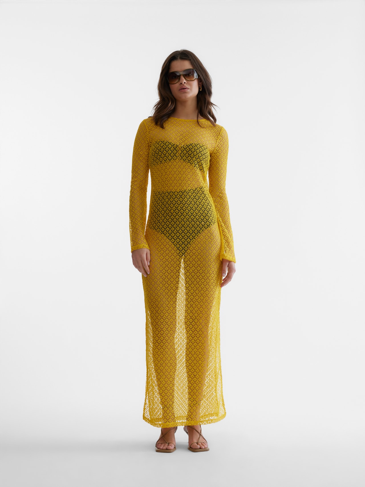 Vero Moda SOMETHINGNEW Styled by; Claudia Bhimra Long dress -Spicy Mustard - 10307949