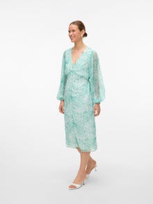 Vero Moda VMSMILLA Midikjole -Snow White - 10307964