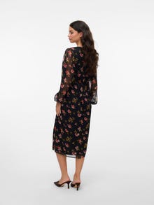 Vero Moda VMSMILLA Midikjole -Black - 10307964