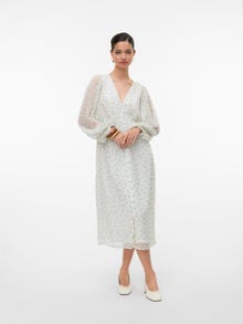 Vero Moda VMSMILLA Midi-jurk -Bright White - 10307964