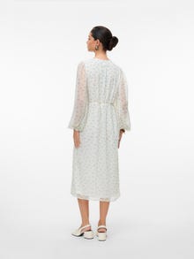 Vero Moda VMSMILLA Midi-jurk -Bright White - 10307964