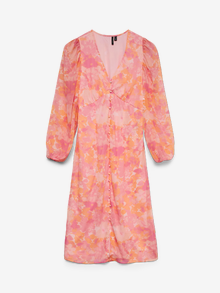 Vero Moda VMSMILLA Midimekko -Crystal Pink - 10307964