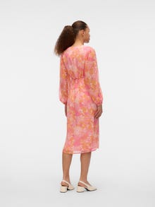 Vero Moda VMSMILLA Midi dress -Crystal Pink - 10307964