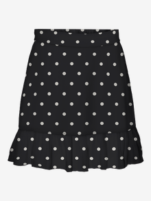 Vero Moda VMSMILLA Aukštas juosmuo Trumpas sijonas -Black - 10307965