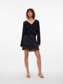 Vero Moda VMSMILLA Korkea vyötärö Lyhyt hame -Black - 10307965