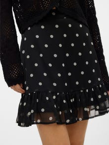 Vero Moda VMSMILLA Korkea vyötärö Lyhyt hame -Black - 10307965