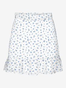 Vero Moda VMSMILLA Høy midje Kort skjørt -Bright White - 10307965