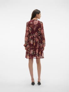 Vero Moda VMSILLA Kort kjole -Cabernet - 10307966