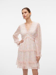 Vero Moda VMSMILLA Vestito corto -Snow White - 10307972