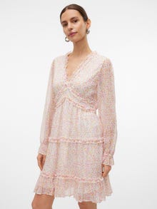 Vero Moda VMSMILLA Vestito corto -Snow White - 10307972