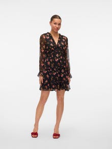 Vero Moda VMSMILLA Krótka sukienka -Black - 10307972