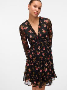 Vero Moda VMSMILLA Krótka sukienka -Black - 10307972