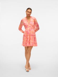 Vero Moda VMSMILLA Korte jurk -Crystal Pink - 10307972