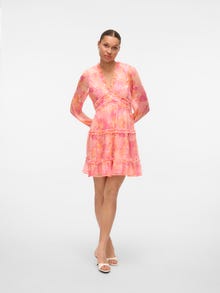 Vero Moda VMSMILLA Lyhyt mekko -Crystal Pink - 10307972