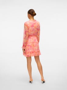 Vero Moda VMSMILLA Korte jurk -Crystal Pink - 10307972