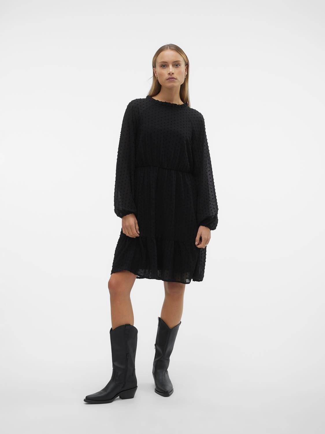 Buy Vero Moda Black Embellished A Line Dress for Women Online @ Tata CLiQ