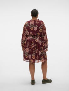 Vero Moda VMSILLA Vestito corto -Cabernet - 10307978