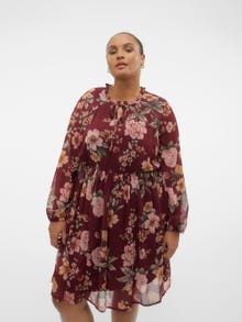 Vero Moda VMSILLA Vestito corto -Cabernet - 10307978