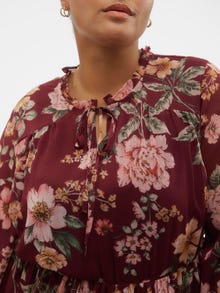 Vero Moda VMSILLA Korte jurk -Cabernet - 10307978