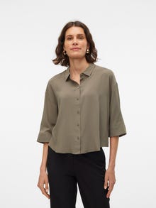 Vero Moda VMEASY Shirt -Dusty Olive - 10307986