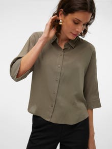 Vero Moda VMEASY Shirt -Dusty Olive - 10307986