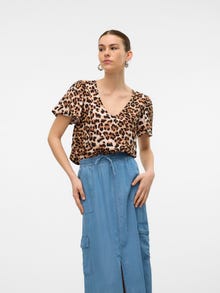 Vero Moda VMEASY T-Shirt -Tan - 10307987