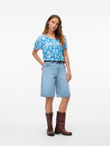Vero Moda VMEASY T-Shirt -Ibiza Blue - 10307987