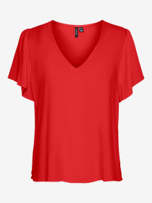 Vero Moda VMEASY T-Shirt -Fiery Red - 10307987