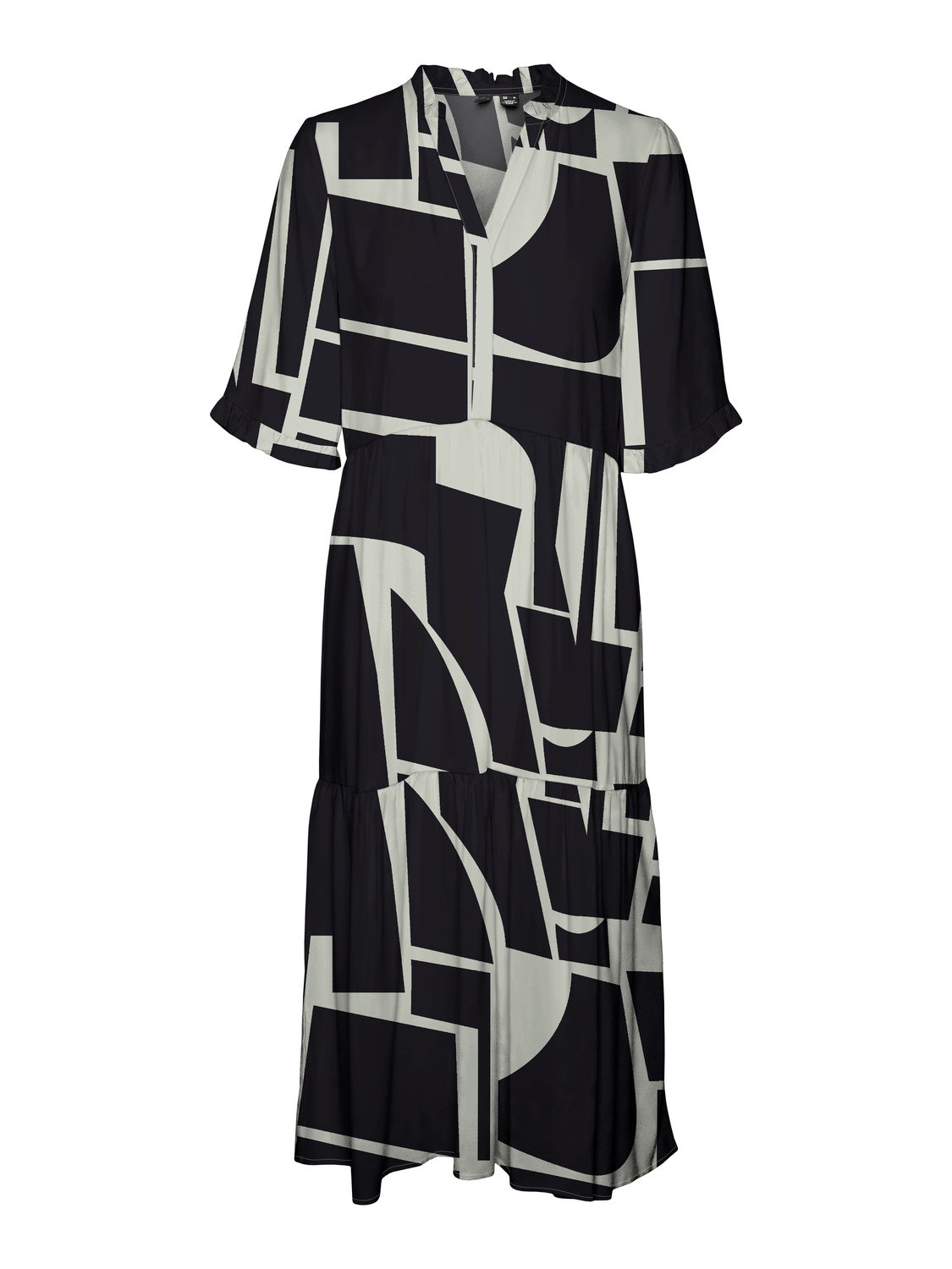 Vero Moda VMEASY Lange jurk -Black - 10308001
