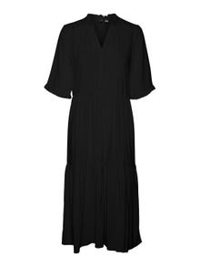 Vero Moda VMEASY Langes Kleid -Black - 10308001