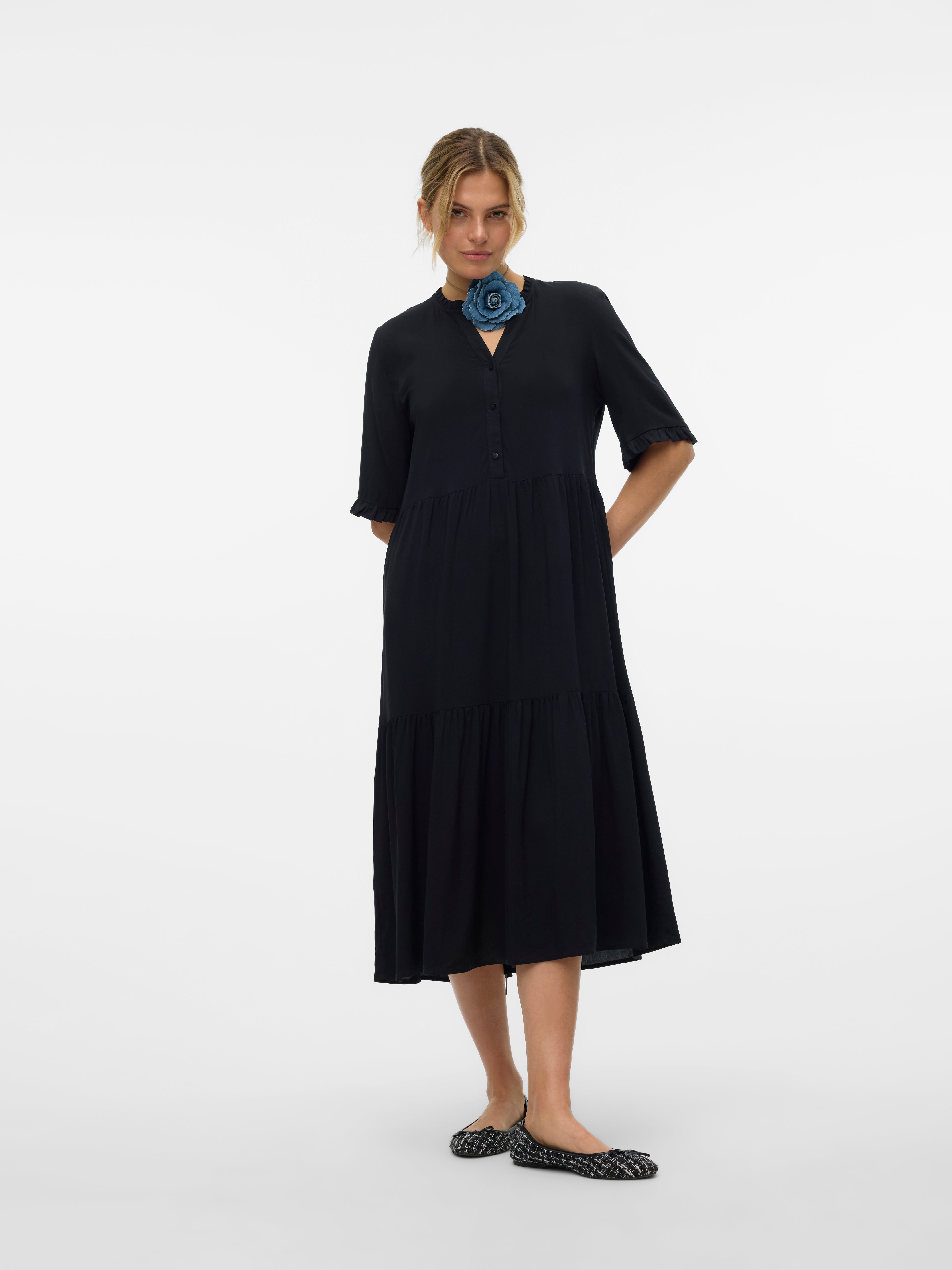 VERO MODA dam klänning VMSAANVI - Black main image 1