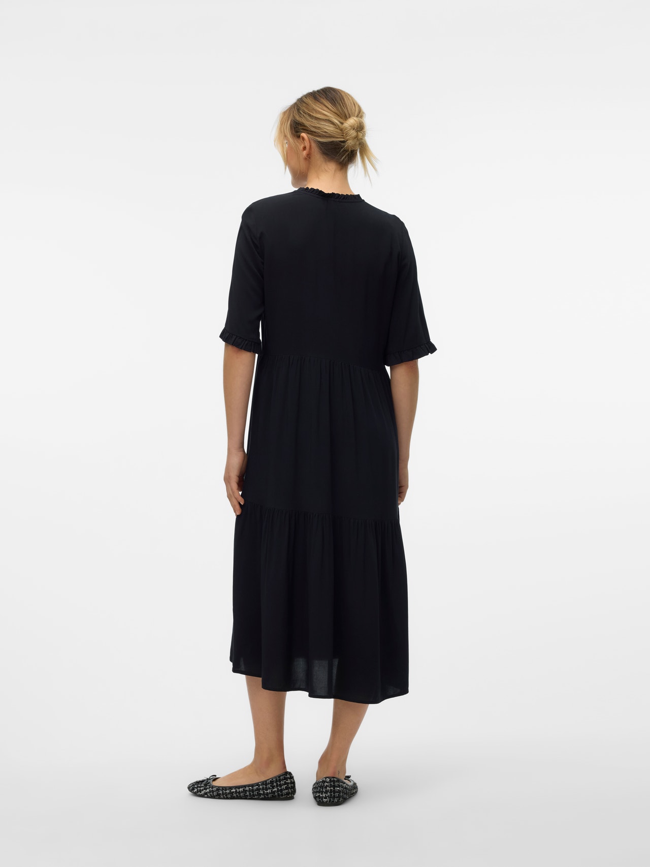 Vero Moda VMEASY Długa sukienka -Black - 10308001