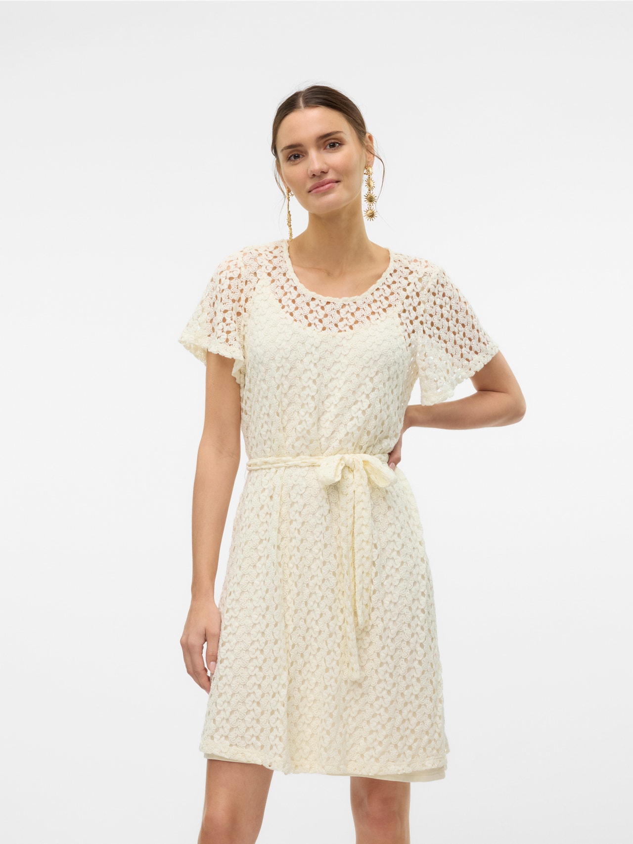 Vero Moda VMKYLIE Kort kjole -Birch - 10308006