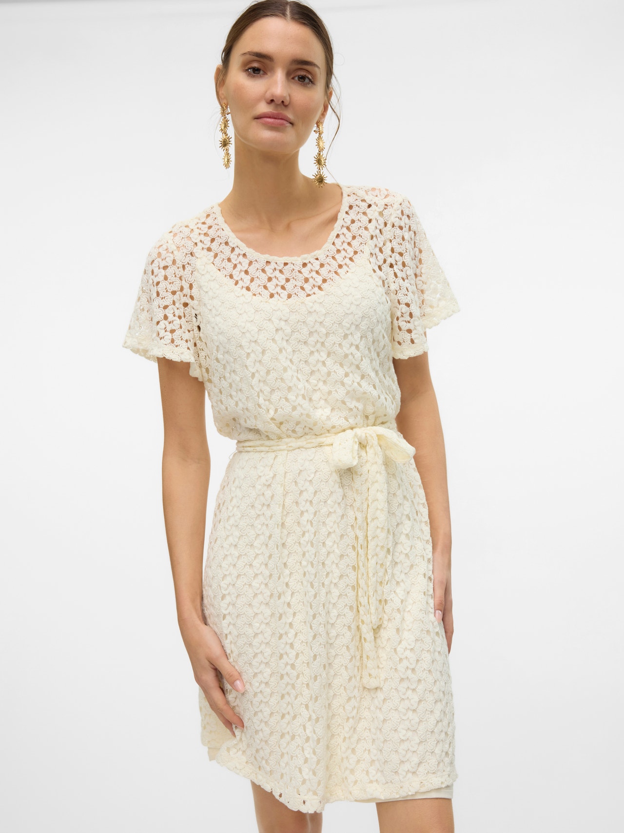 Vero Moda VMKYLIE Kort kjole -Birch - 10308006