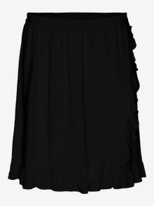 Vero Moda Kõrge vöökoht Lühike seelik -Black - 10308009