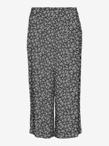 Vero Moda VMEASY Wysoki stan Spodnie Culottes -Black - 10308013