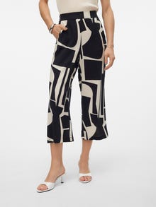 Vero Moda VMEASY High rise Culotte Trousers -Black - 10308013