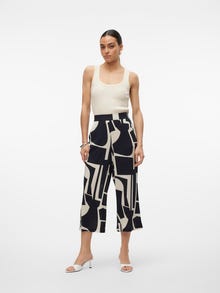 Vero Moda VMEASY High rise Culotte Trousers -Black - 10308013