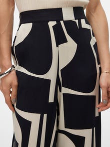 Vero Moda VMEASY High rise Culotte Trousers -Black - 10308013