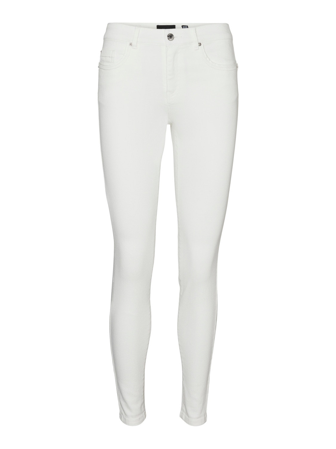 Vero Moda VMALIA Krój slim Jeans -Bright White - 10308051
