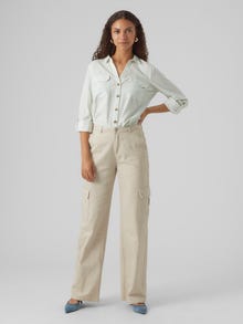 Vero Moda VMMONI Shirt -Snow White - 10308054