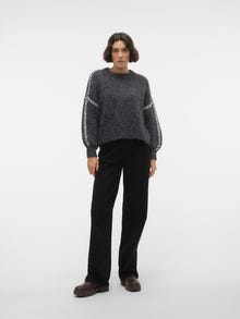 Vero Moda VMZEN Pullover -Dark Grey Melange - 10308145