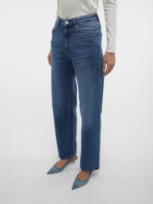 Vero Moda VMTESSA Wide Fit Jeans -Medium Blue Denim - 10308153